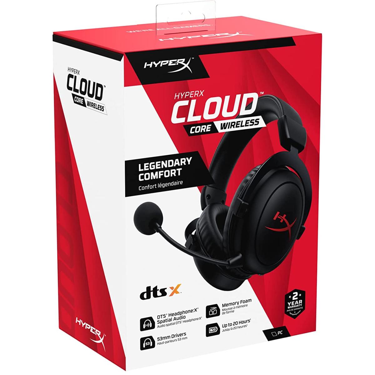 HyperX Cloud Core Wireless Gaming Headset HyperX Cloud Core Wireless Gaming Headset